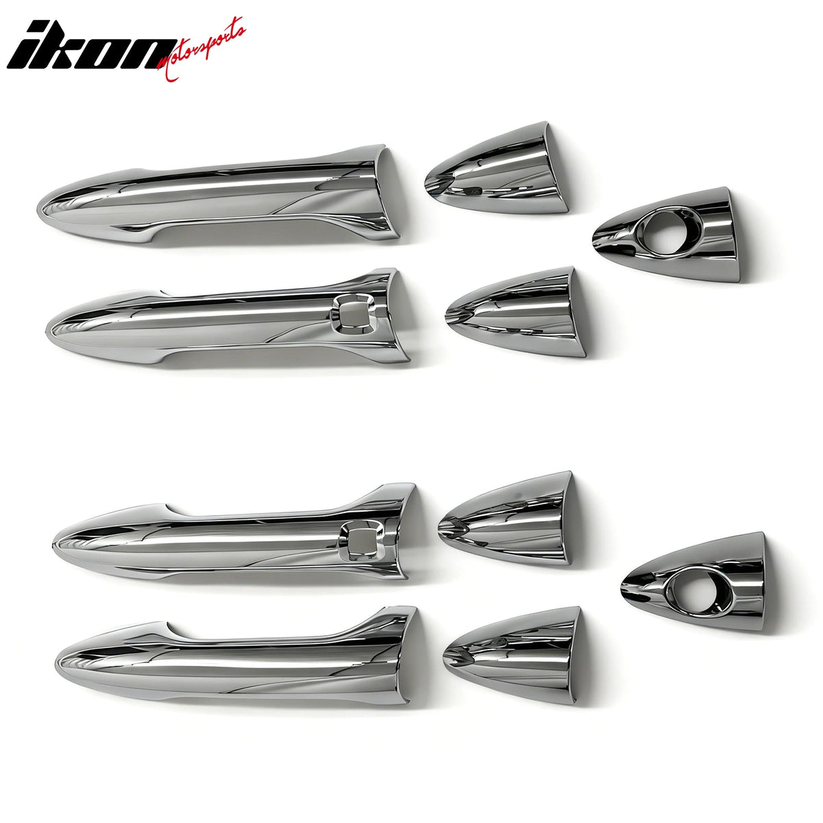 2011-2016 Hyundai Elantra Chrome Side Door Handle Cover ABS w/ 1 or 2 Keyholes