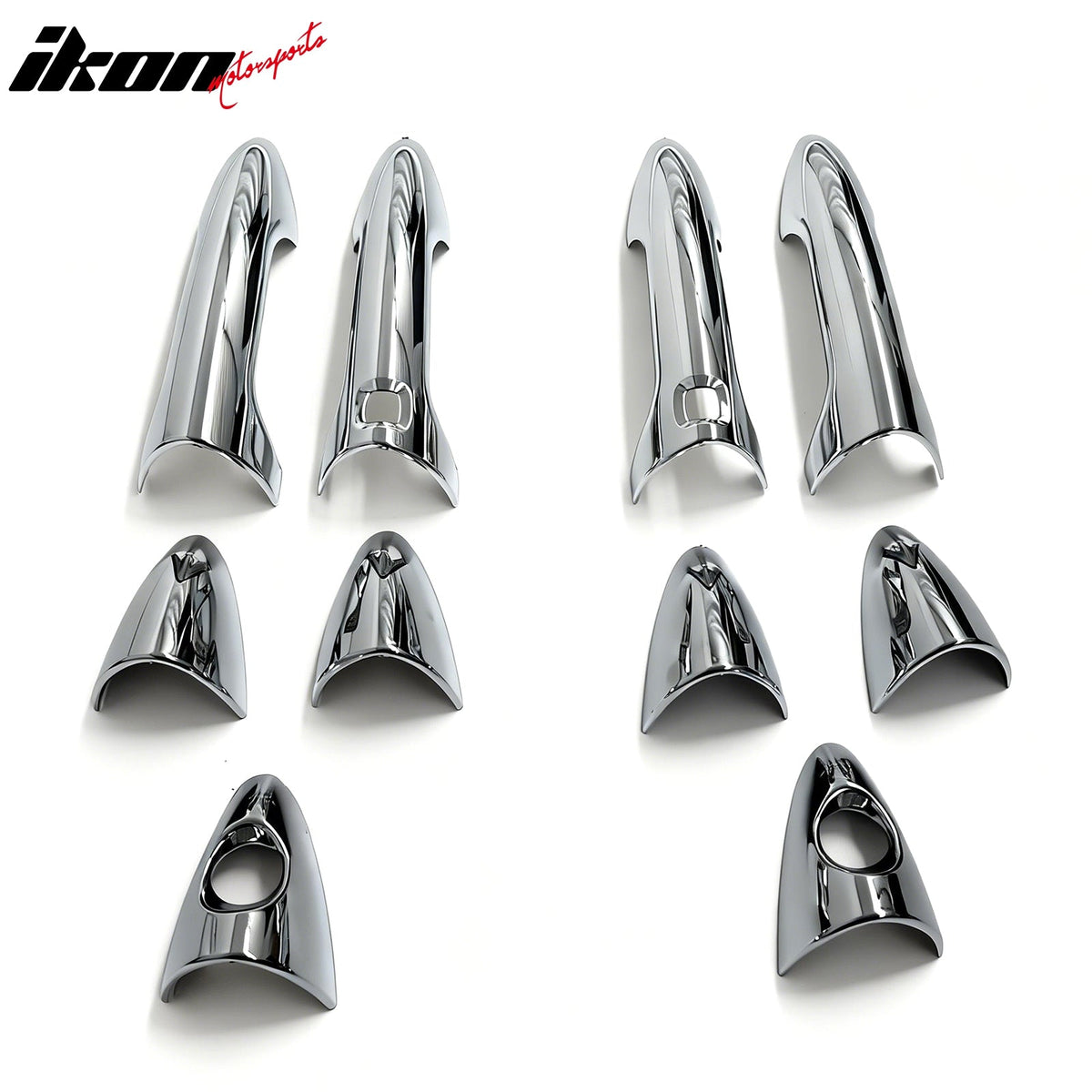 2011-2016 Hyundai Elantra Chrome Side Door Handle Cover ABS w/ 1 or 2 Keyholes