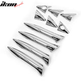 2011-2016 Hyundai Elantra Chrome ABS Door Handle Covers Cap w/ 1 or 2 Key Holes