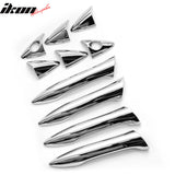 2011-2016 Hyundai Elantra Chrome ABS Door Handle Covers Cap w/ 1 or 2 Key Holes