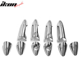 2012-2017 Hyundai Accent Chrome Door Handle Covers w/ 1 or 2 Key Holes & 2 Smart Keys