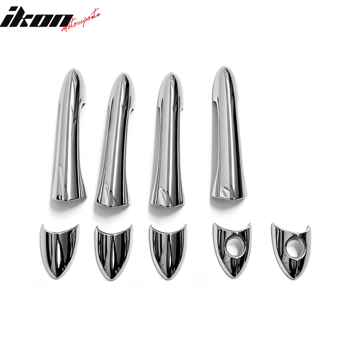 2011-2014 Hyundai Sonata GLS/SE Chrome ABS Door Handle Covers w/ 1 or 2 Key Holes