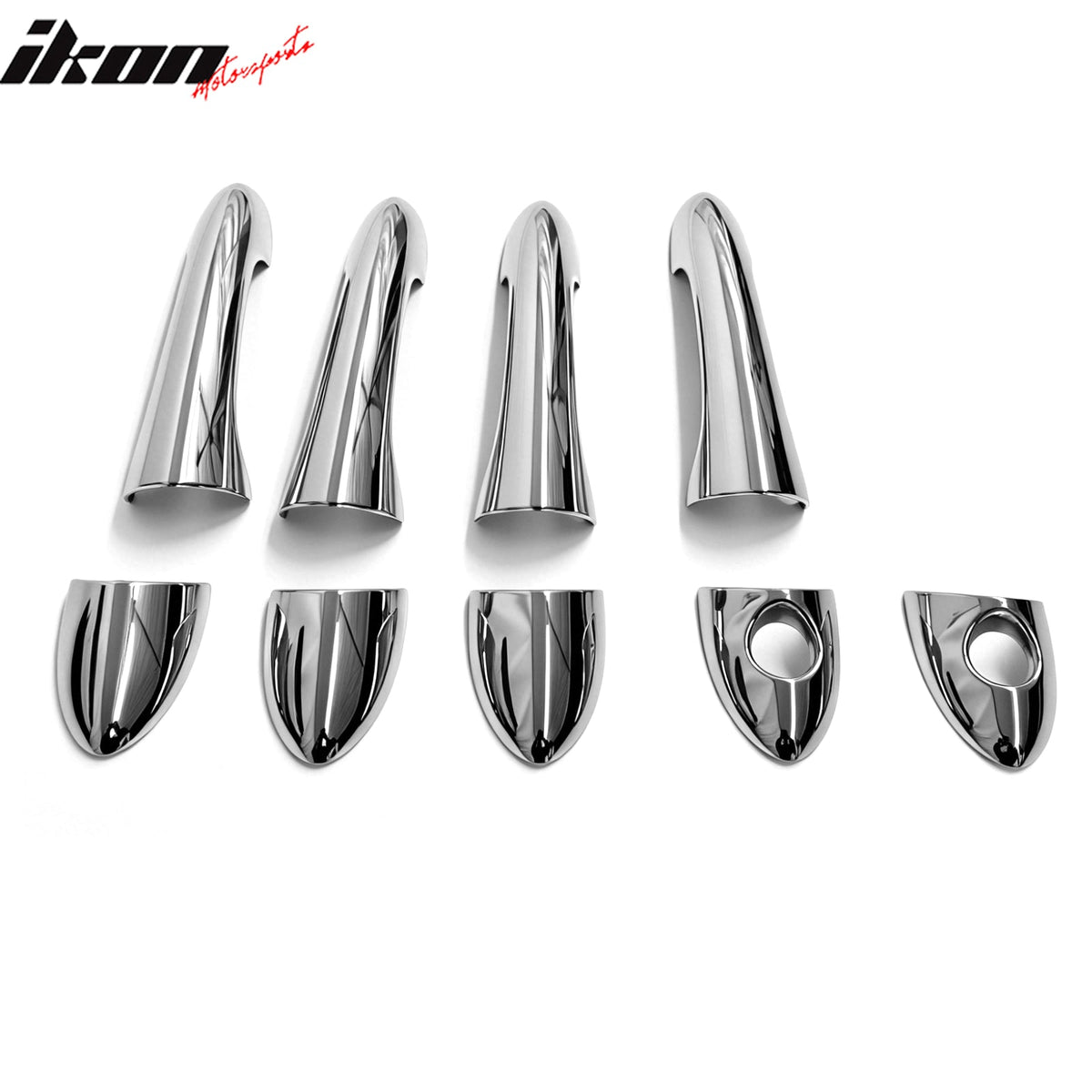 2011-2014 Hyundai Sonata GLS/SE Chrome ABS Door Handle Covers w/ 1 or 2 Key Holes