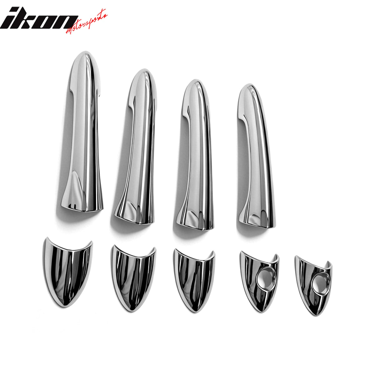 2011-2014 Hyundai Sonata GLS/SE Chrome ABS Door Handle Covers w/ 1 or 2 Key Holes