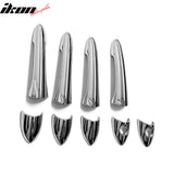 2011-2014 Hyundai Sonata GLS/SE Chrome ABS Door Handle Covers w/ 1 or 2 Key Holes