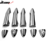 2010-2015 Hyundai Tucson Chrome ABS Door Handle Covers Cap w/ 1 or 2 Key Holes