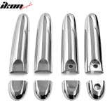 2009-2014 Nissan Cube Chrome ABS Door Handle Cover w/ 1 Key Hole& 2-Smart Key Cut Out