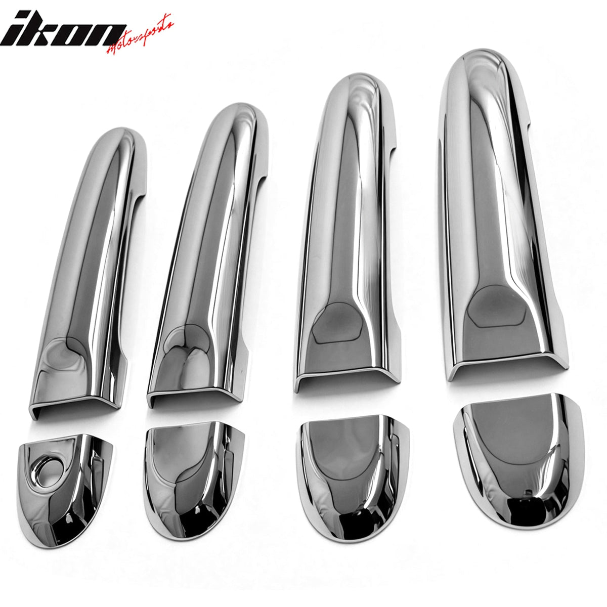 2009-2014 Nissan Cube 2012-2019 Versa Sedan Chrome ABS Door Handle Cover with 1 Key Hole