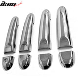 2009-2014 Nissan Cube 2012-2019 Versa Sedan Chrome ABS Door Handle Cover with 1 Key Hole