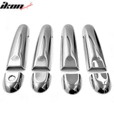 2009-2014 Nissan Cube 2012-2019 Versa Sedan Chrome ABS Door Handle Cover with 1 Key Hole