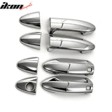 2011-2016 Ford Fiesta Chrome ABS Door Handle Covers w/ 1 Key Hole& 2 Smart Keys