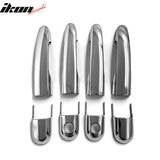 2005-2009 Hyundai Tucson Chrome ABS Door Handle Covers Cap Trims w/ 1 Key Hole