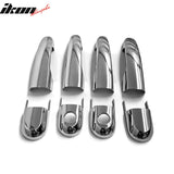 2005-2009 Hyundai Tucson Chrome ABS Door Handle Covers Cap Trims w/ 1 Key Hole