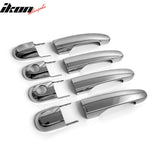 2005-2009 Hyundai Tucson Chrome ABS Door Handle Covers Cap Trims w/ 1 Key Hole