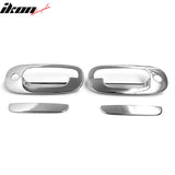 1997-2004 Dodge Dakota Pickup Chrome ABS Door Handle Cover Cap with 2 Key Holes