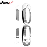 1997-2004 Dodge Dakota Pickup Chrome ABS Door Handle Cover Cap with 2 Key Holes