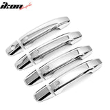 2014-2018 Silverado 1500 2500 3500 Chrome Door Handle Covers w/ 1 Key Hole 4 Smart Keys