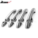 2013-2018 Toyota RAV4 Chrome ABS Door Handle Covers w/ 1 Key Hole& 2 Smart Key Cut-Out