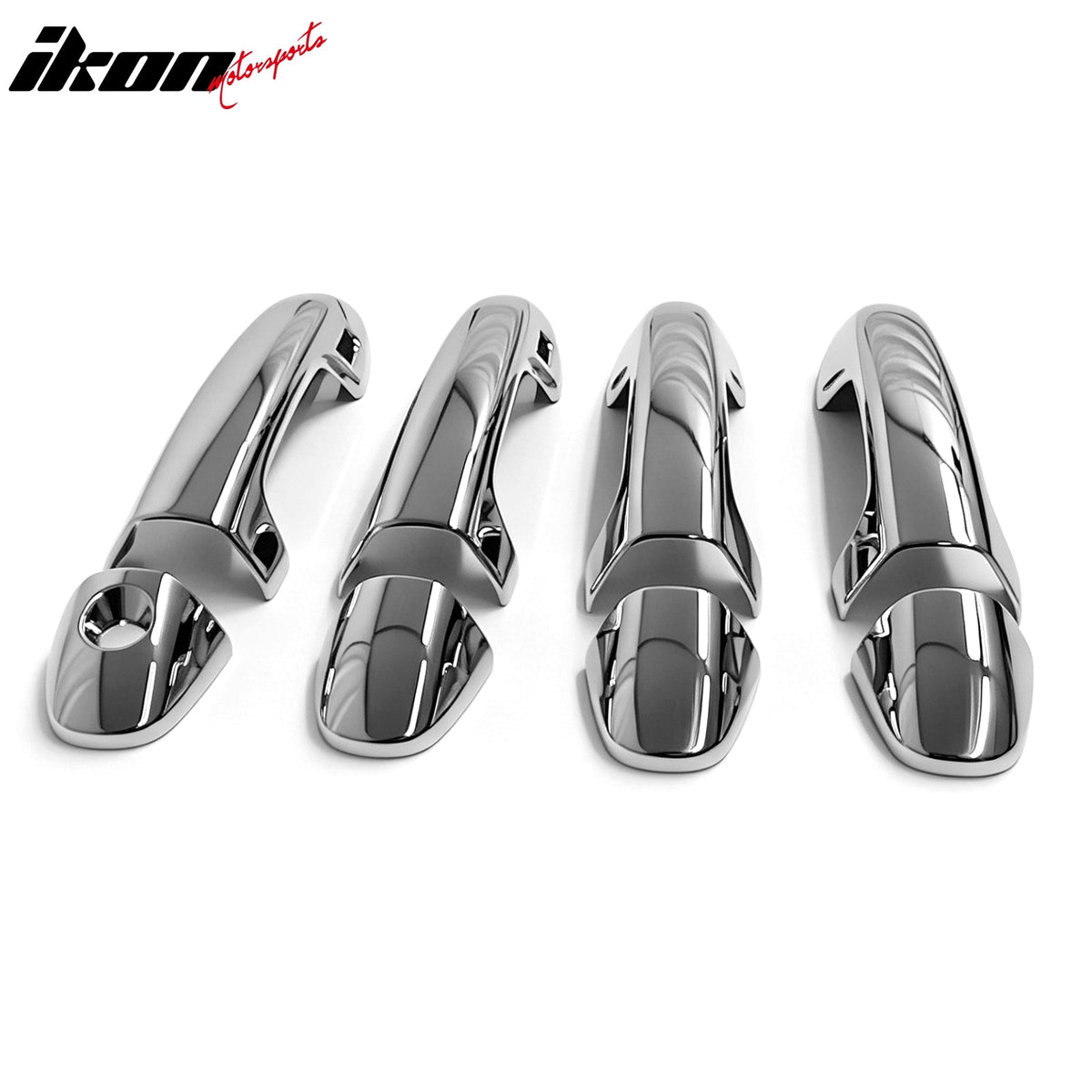 2013-2018 Toyota RAV4 Chrome ABS Door Handle Covers w/ 1 Key Hole& 2 Smart Key Cut-Out