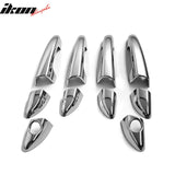 2015-2019 Hyundai Sonata Chrome ABS Door Handle Covers Cap w/ 1 or 2 Key Holes