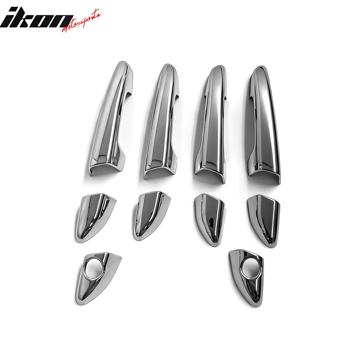 2015-2019 Hyundai Sonata Chrome ABS Door Handle Covers Cap w/ 1 or 2 Key Holes