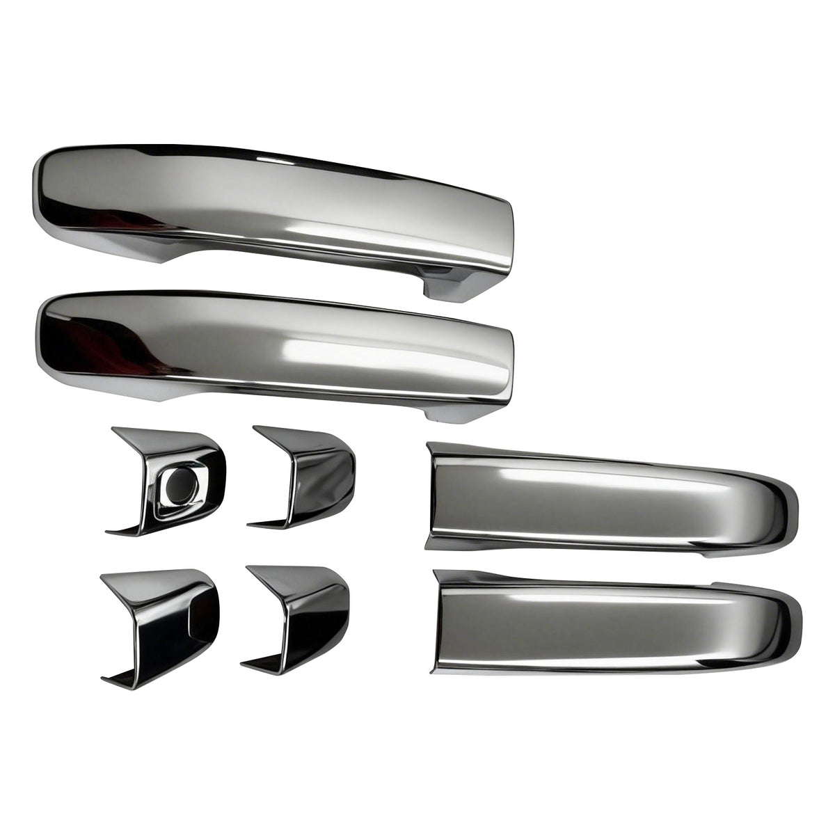 2015-2022 Chevy Colorado& GMC Canyon Chrome Door Handle Cover Trim w/ 1-Keyhole