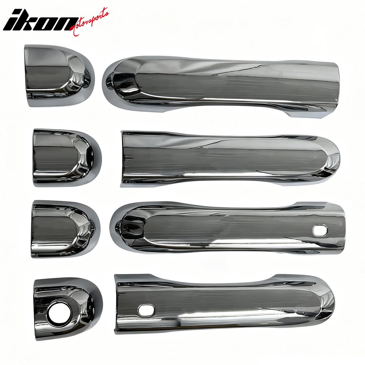 2015-2022 Jeep Renegade Chrome Door Handle Cover 1 Keyhole 2 Smart Key Cut-Out