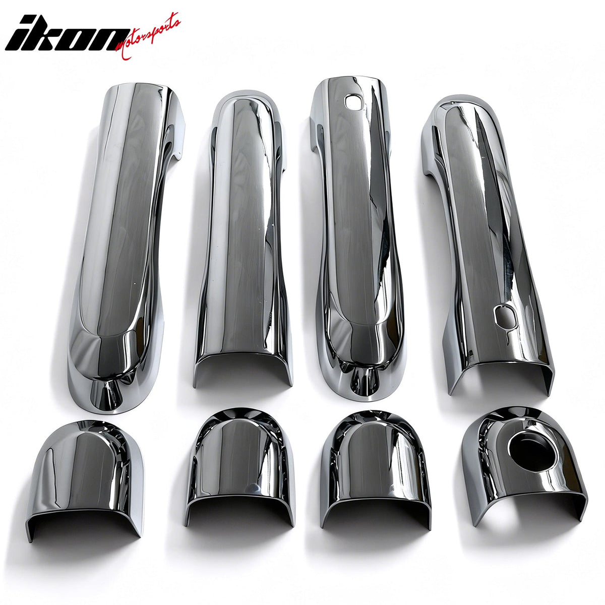 2015-2022 Jeep Renegade Chrome Door Handle Cover 1 Keyhole 2 Smart Key Cut-Out