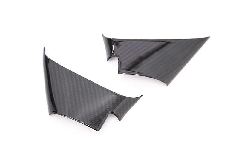 OLM LE Dry Carbon Fiber Lower Mirror Mount Cover - 2015-2021 Subaru WRX / STI / 2015-2017 Crosstrek