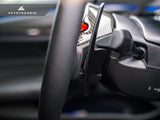 AutoTecknic Replacement Carbon Steering Wheel Top Cover - G80 M3 | G82/ G83 M4