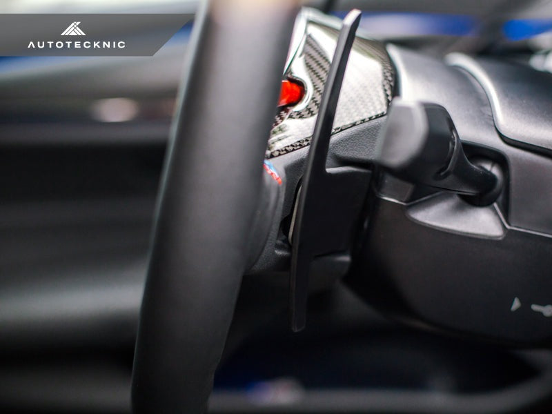 AutoTecknic Replacement Carbon Steering Wheel Top Cover - F91/ F92/ F93 M8