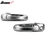 2002-2008 Ram 1500 2500 3500 & 2005-2011 Dodge Dakota Door Handle Covers Chrome ABS