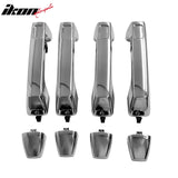 2005-2009 Hummer H3 Chrome ABS Left Right Side Door Handle Covers Cap Trim 4PCS