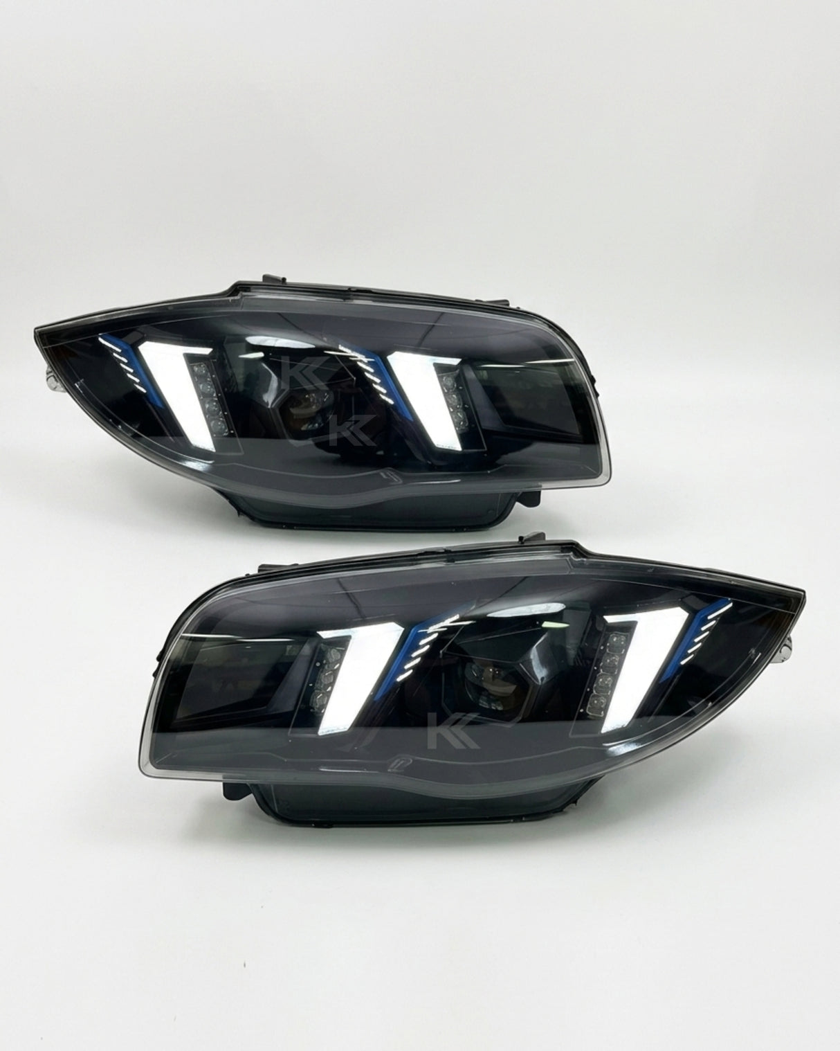 BMW 1 Series E87 Snake Eye Laser LED Headlight Assembly with Dual-Color DRL (Yellow / White) 2004 - 2011 (116i / 118i / 120i / 125i)