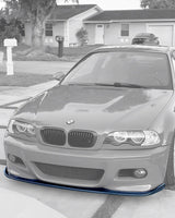 BMW 3 Series E46 M3 HM Style Carbon Fiber Front Lip (2001 - 2006) - K2 Industries