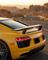 2016–2018 Audi R8 V10 & V10 Plus Coupe Custom Ducktail Rear Wing Spoiler – Dry Carbon Fiber