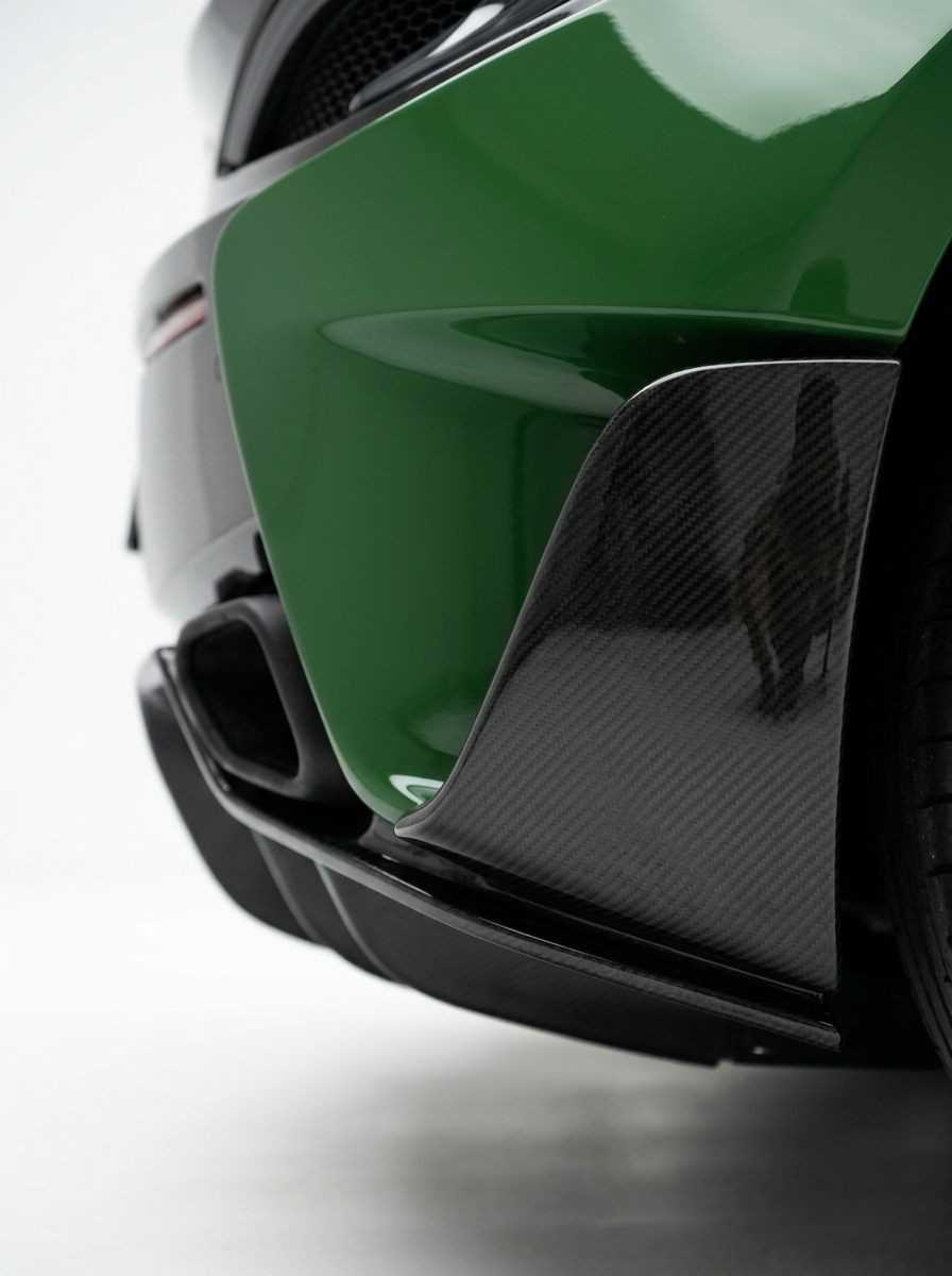 McLaren 540C 570S 570GT Dry Carbon Fiber Rear Diffuser OEM Style 2015 - 2019 Bolt-On