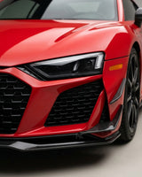 2019–2023 Audi R8 V10 Coupe Front Bumper Lip Splitter – Prepreg Dry Carbon Fiber