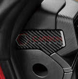 Real Carbon Fiber Upper Dashboard Side Panel Trim Overlay for 2024+ Ford Mustang