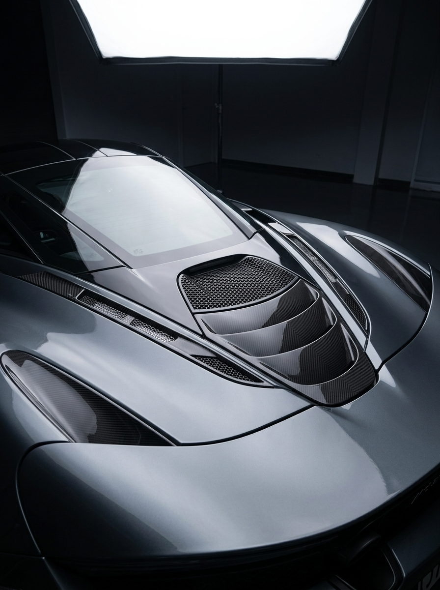 McLaren 720S Spider Carbon Fiber Rear Air Bridge OEM Style 2017 - 2019