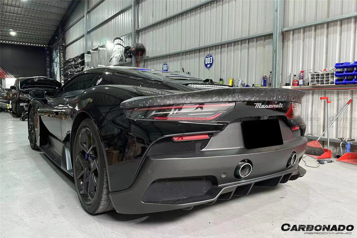 2020-UP Maserati MC20 MCPura SVD Style Dry Carbon Fiber Trunk Spoiler Wing