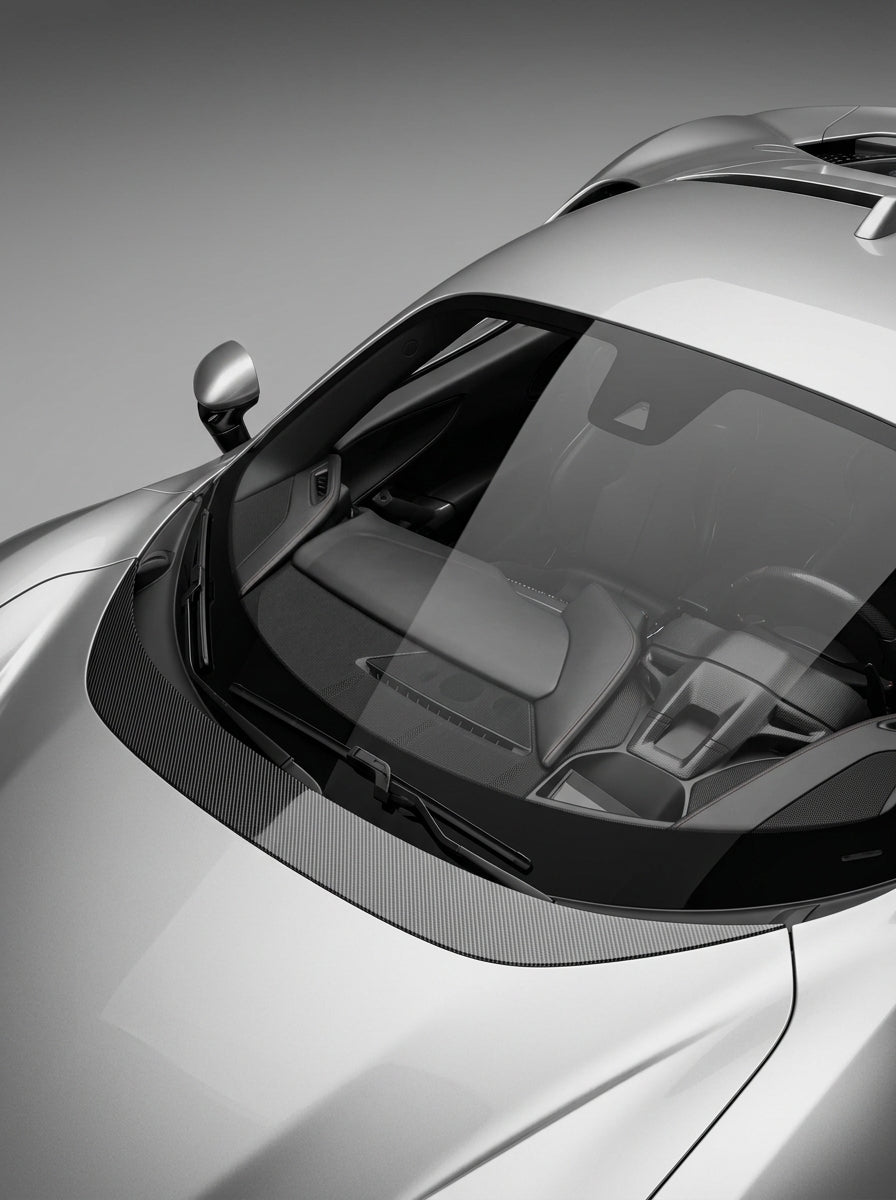 2019+ Ferrari SF90 Stradale OEM Style Wiper Cover - Dry Carbon Fiber