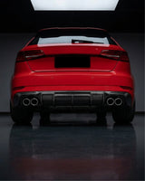2013–2016 Audi A3 / S3 / RS3 8V Sportback Rear Bumper Diffuser – Carbon Fiber