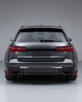 2019–2021 Audi RS6 / A6 C8 Avant Wagon Rear Bumper Diffuser – Dry Carbon Fiber