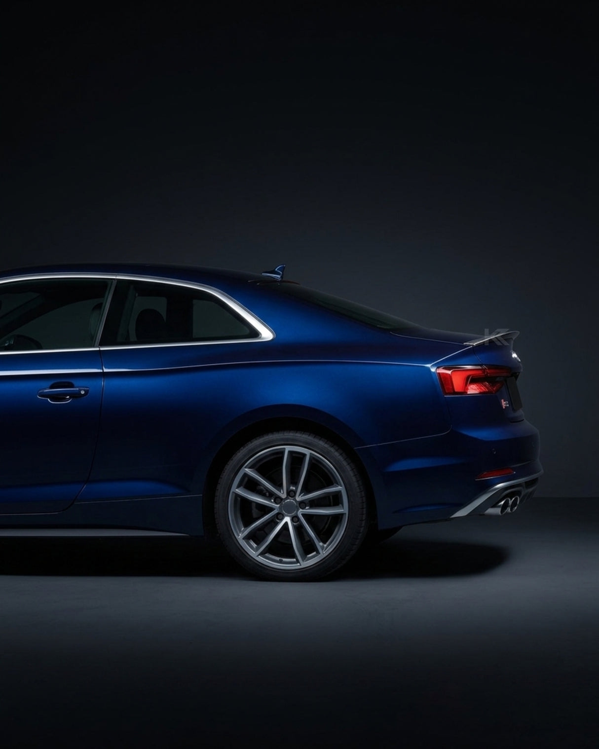 2017–2022 Audi A5 S-Line / S5 / RS5 B9 Coupe RS5-H Style Ducktail Rear Trunk Spoiler – Carbon Fiber