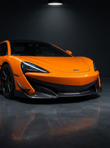 2015-2019 McLaren 540C 570S 600LT Polished Front Bumper Lip Splitter - Dry Carbon Fiber