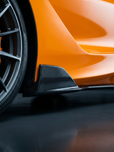 McLaren 720S Spider Dry Carbon Fiber Side Skirts Polished Finish 2017 - 2019 Pair