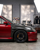 2004–2005 Subaru Impreza WRX STI GT Concept Style Front Over Fenders – Carbon Fiber