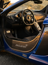 2012-2017 McLaren MP4-12C 650S Polished Door Sill Trims (Pair) - Dry Carbon Fiber