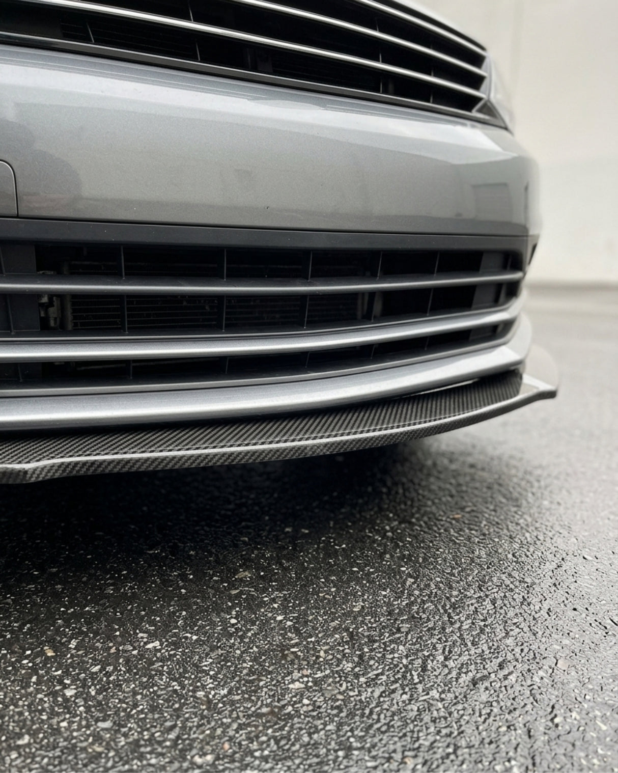 2013–2015 Volkswagen Jetta GLI Front Bumper Splitters – Carbon Fiber